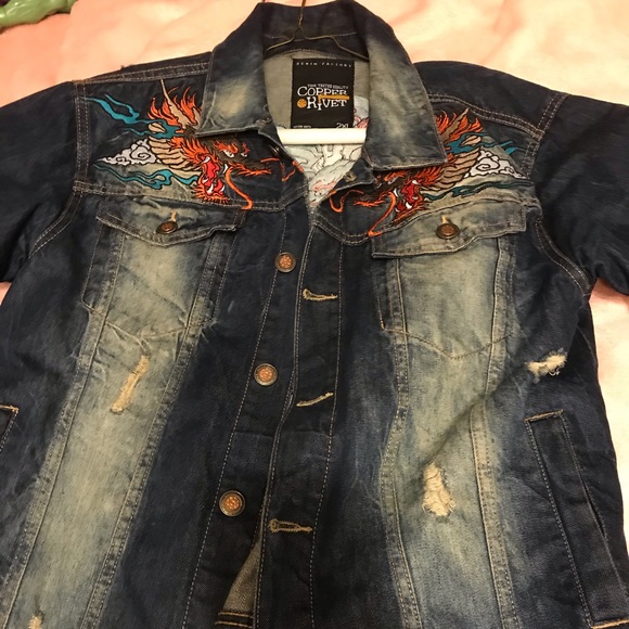 Used jean jacket - Picture 2 of 2